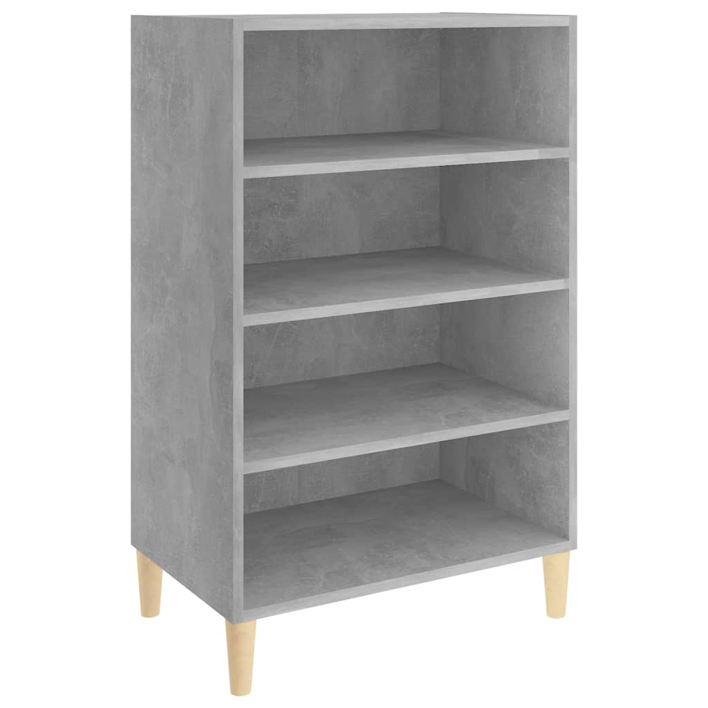 Skjenk betonggrå 57x35x90 cm konstruert tre
