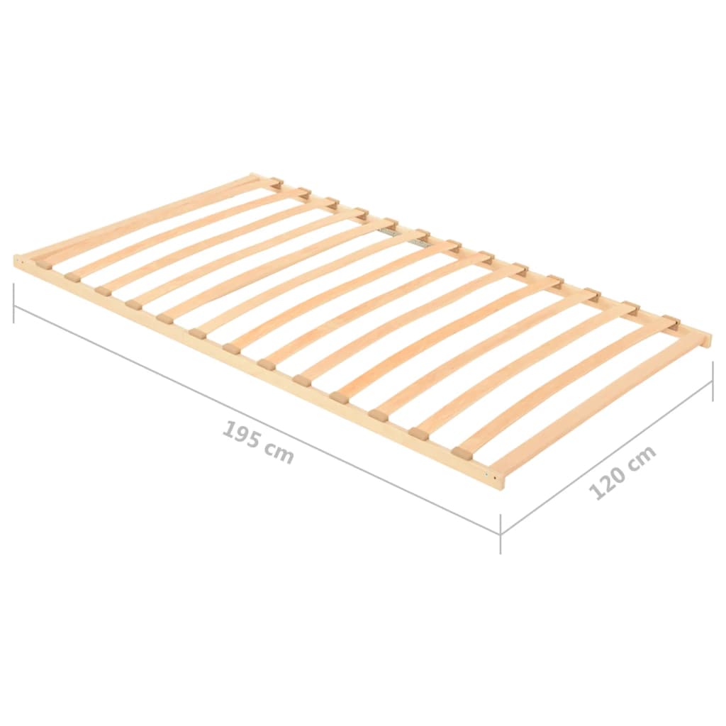 Spilebase med 13 lameller 120x200 cm