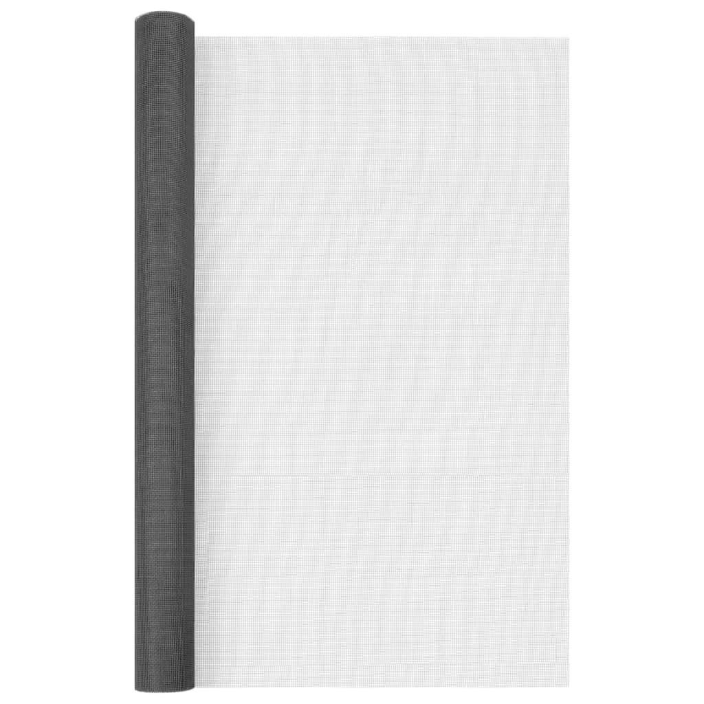 Nettingskjerm glassfiber 60x2000 cm svart