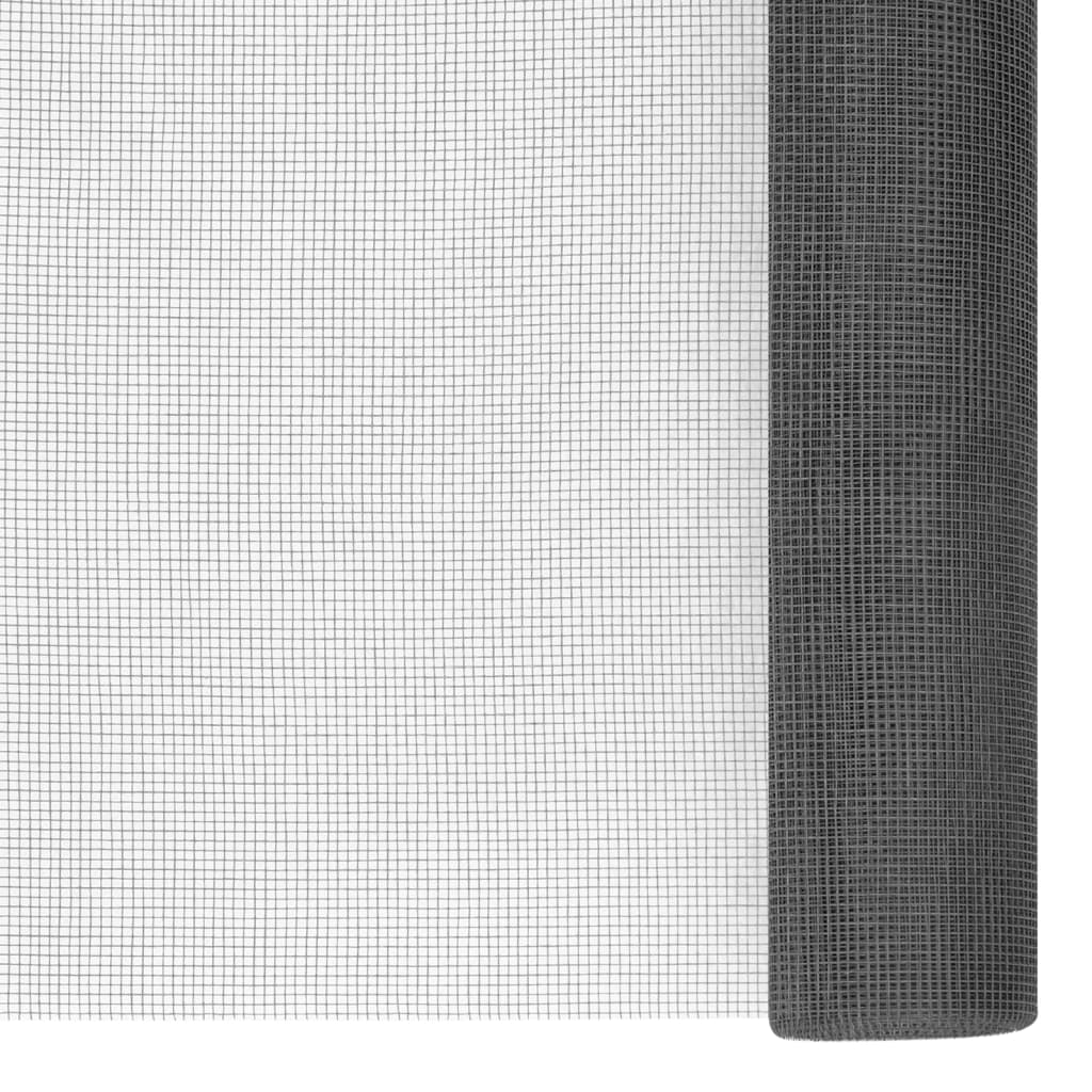 Nettingskjerm glassfiber 80x2000 cm svart