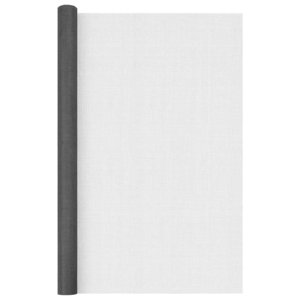 Nettingskjerm glassfiber 80x2000 cm svart
