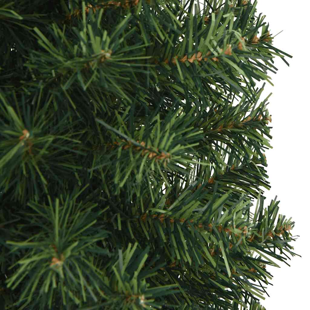 Slankt kunstig juletre med stativ grønn 120 cm PVC