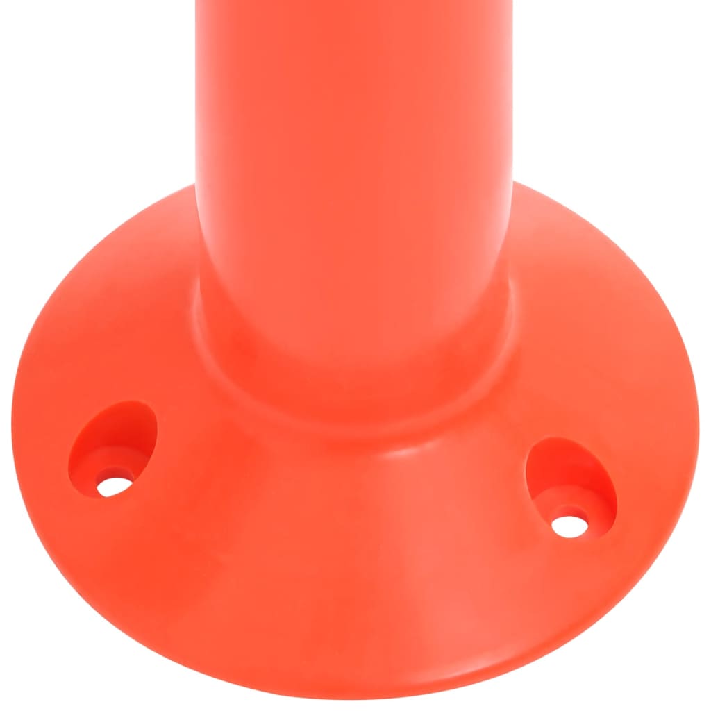 Sperrestolper med kjede 10 stk 75 cm PE