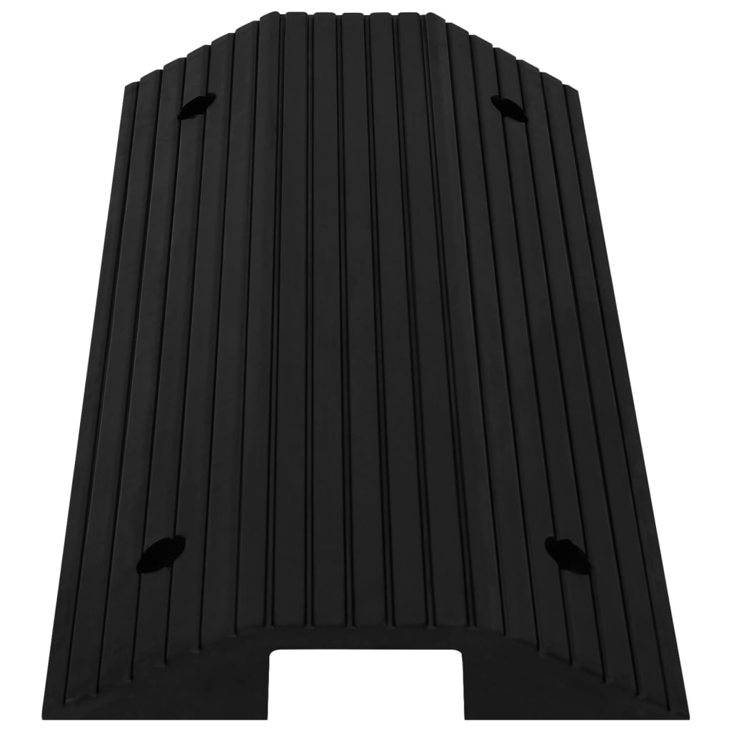 Terskelrampe bro 80x40x8 cm gummi