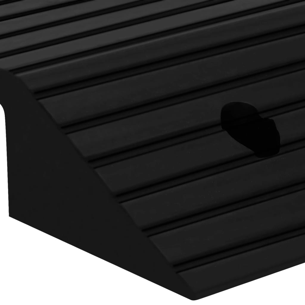 Terskelrampe bro 80x40x8 cm gummi