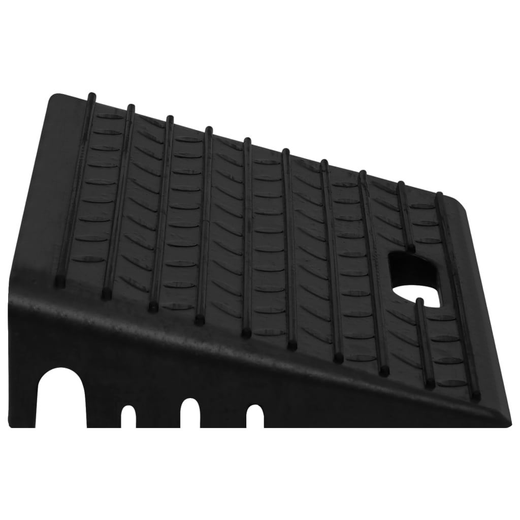 Fortausramper 2 stk 50x30x11 cm gummi