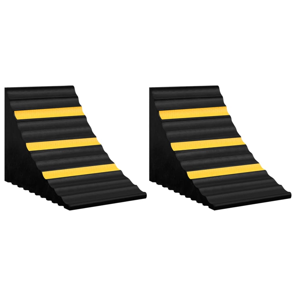 Stoppekloss 2 stk 29x16x19 cm gummi