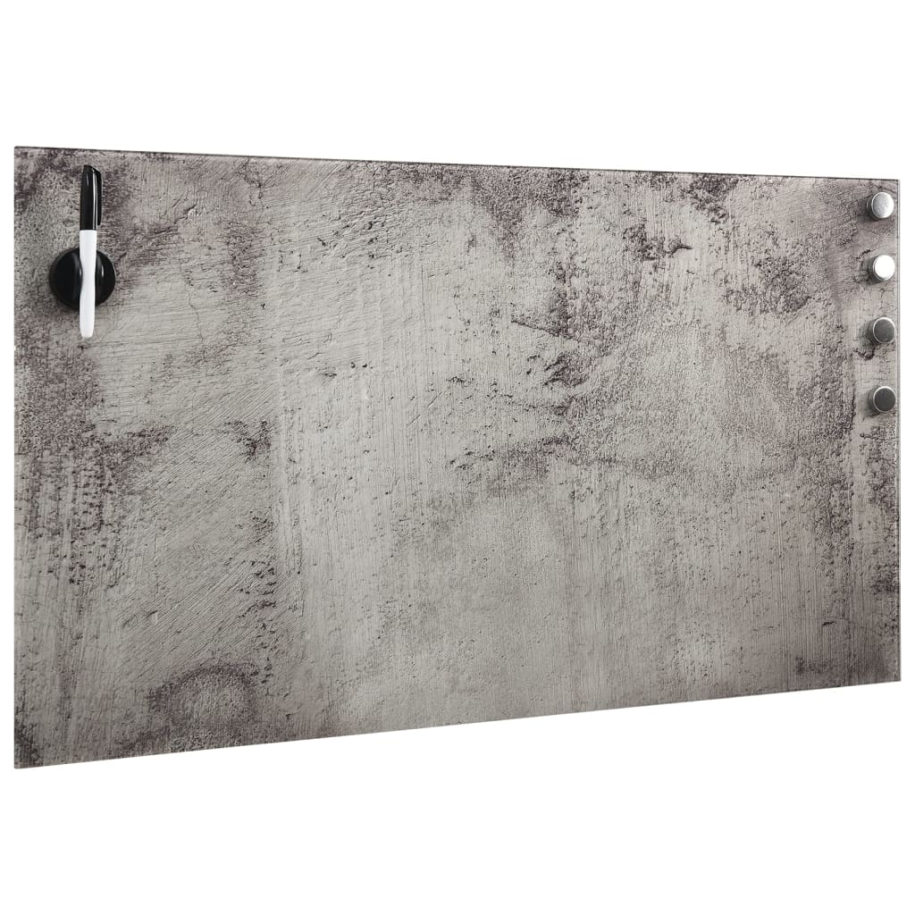 Veggmontert magnettavle glass 100x60 cm