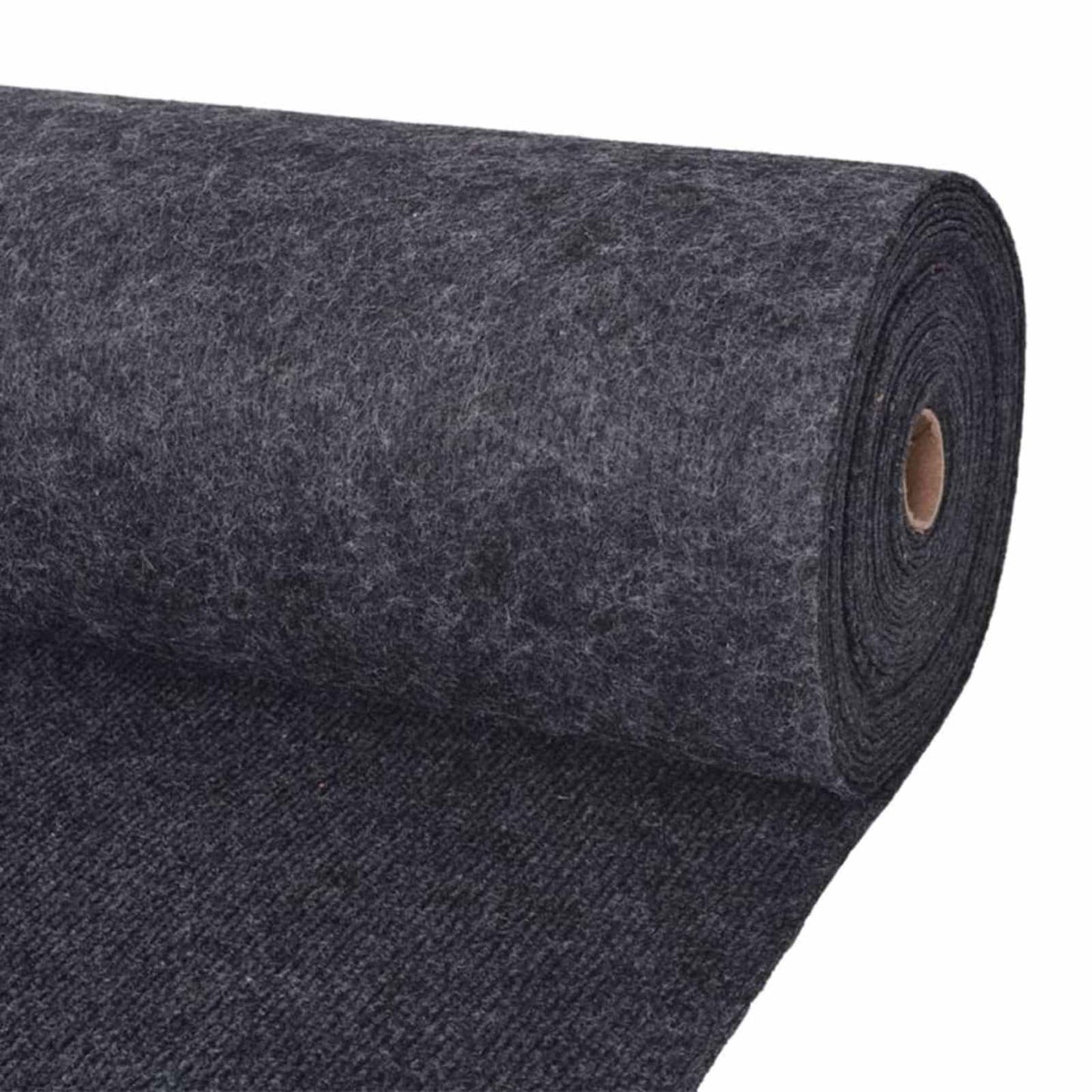 Teppe Antrasitt 1,2 x 10 m Polyester