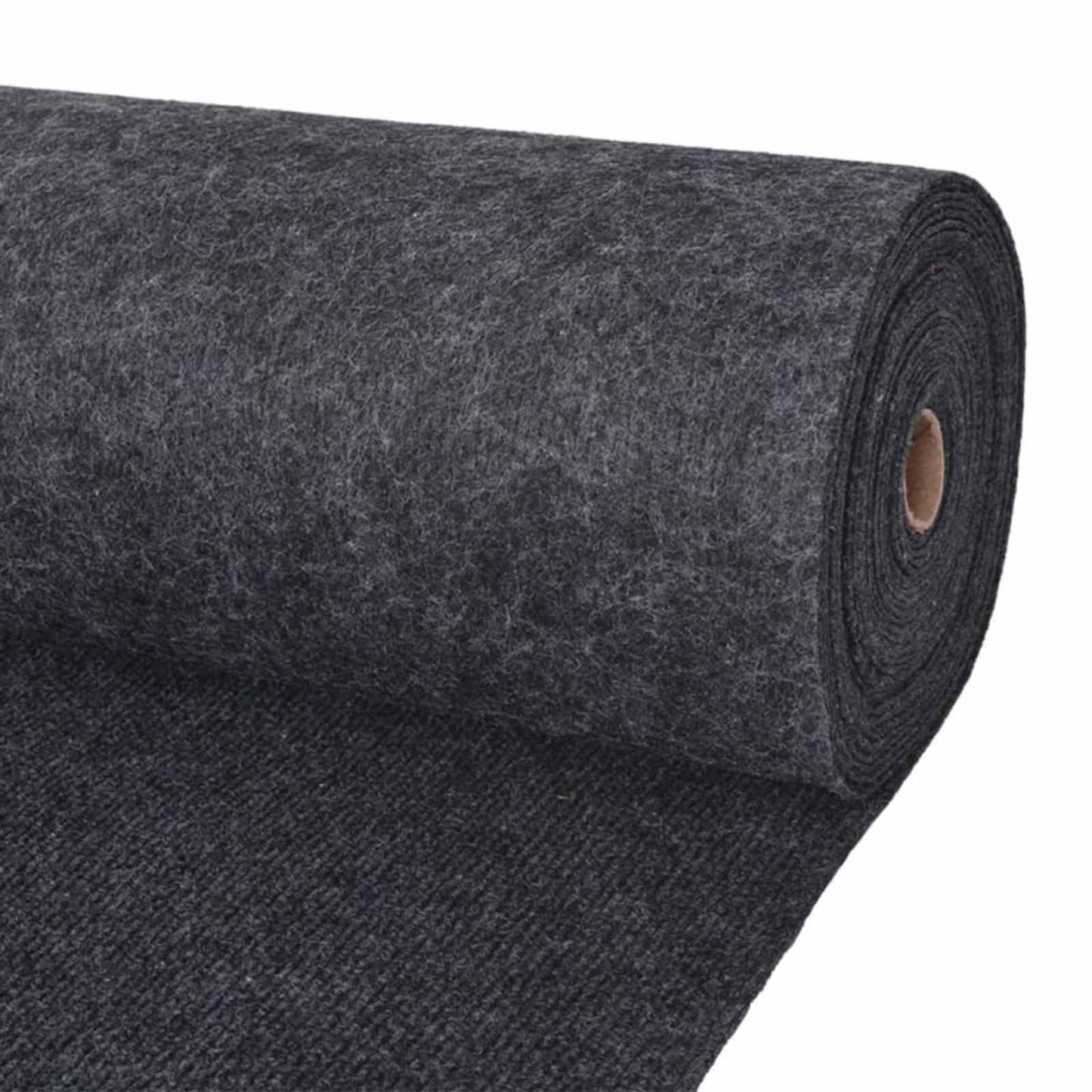 Teppe Antrasitt 1,2 x 15 m Polyester