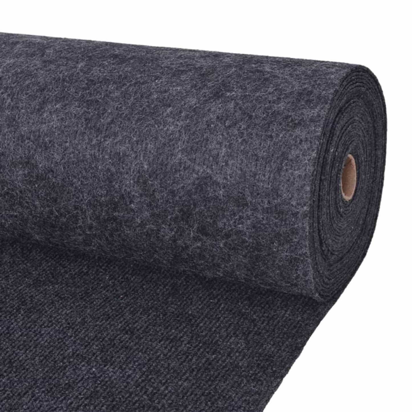 Teppe Antrasitt 1,2 x 20 m Polyester