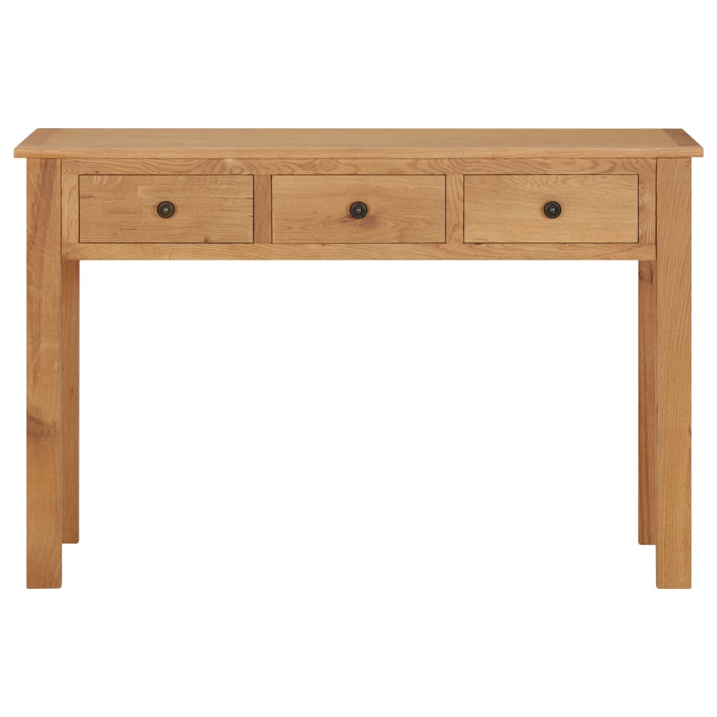 Sminkebord 110x40x75 cm heltre eik