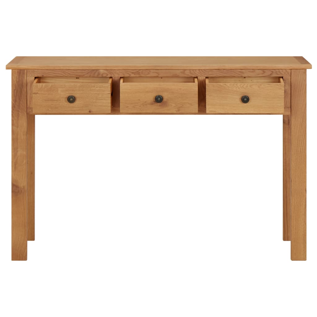 Sminkebord 110x40x75 cm heltre eik