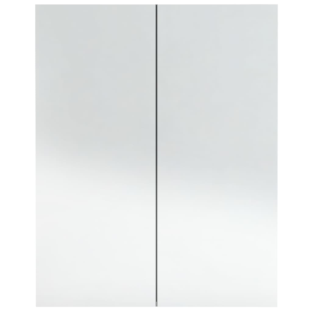 Speilskap til bad 60x15x75 cm MDF betonggrå