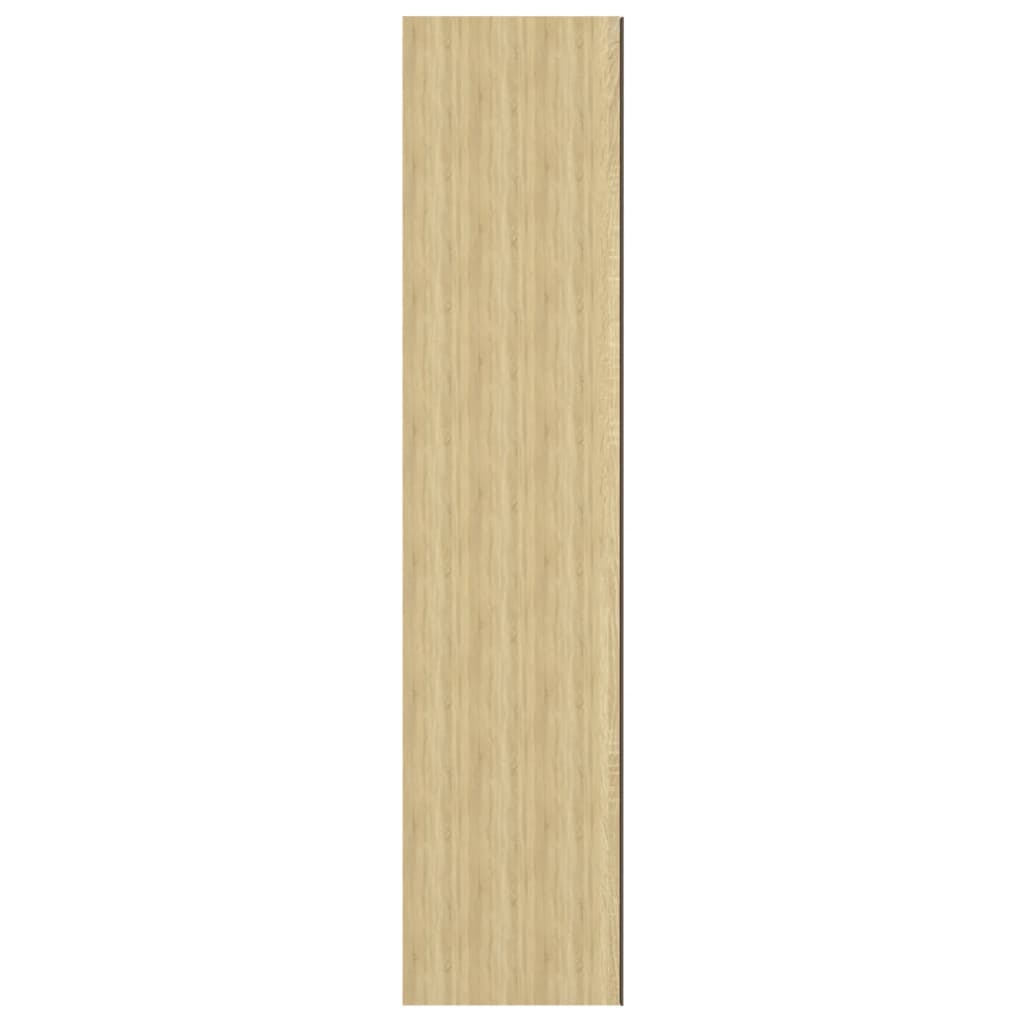 Speilskap til bad 60x15x75 cm MDF hvit og eik