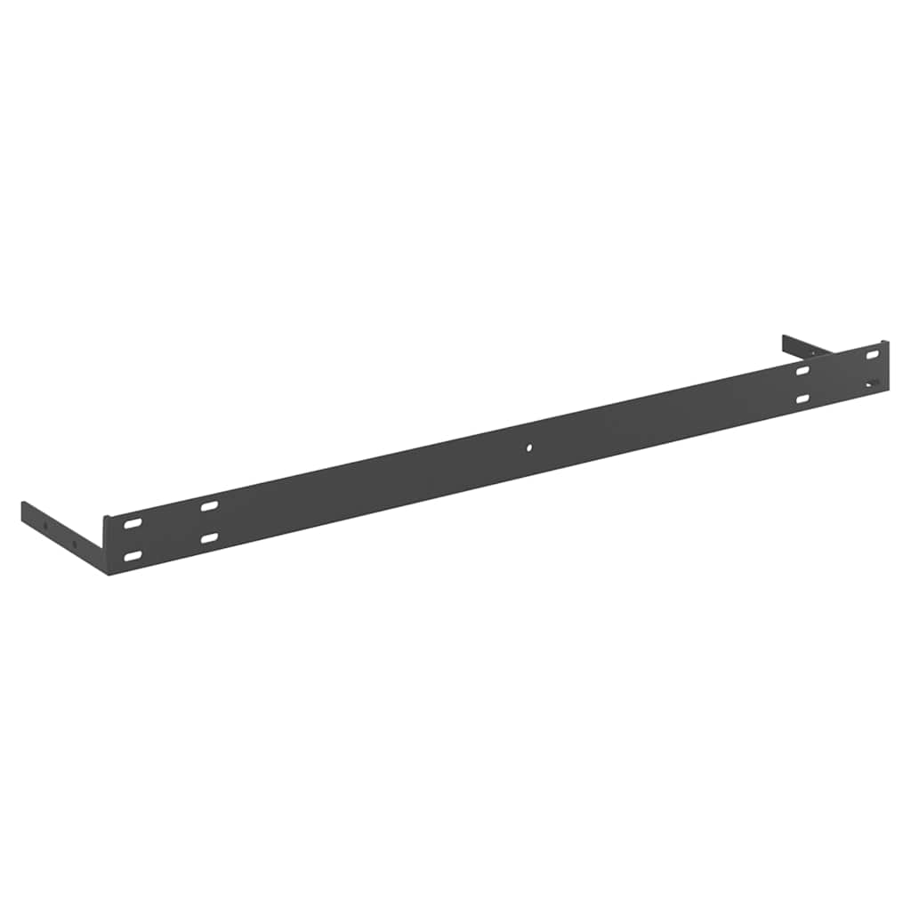 Flytende vegghylle eik og hvit 90x23,5x3,8 cm MDF