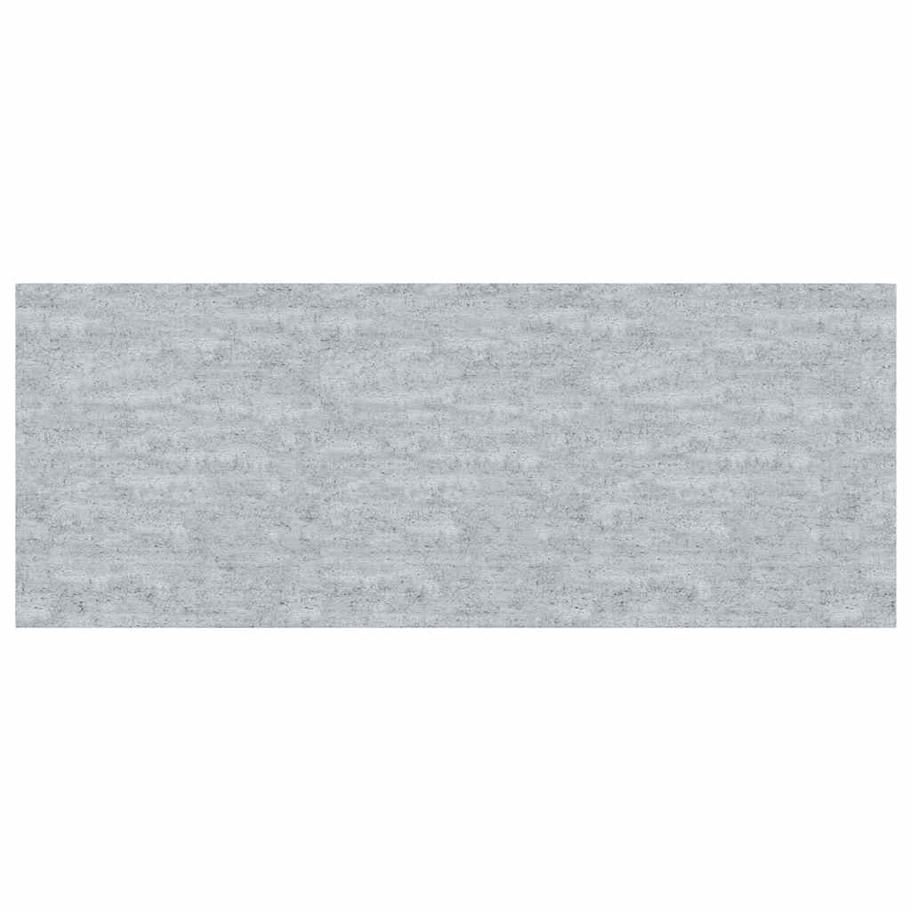 Flytende vegghyller 2 stk betonggrå 60x23,5x3,8 cm MDF