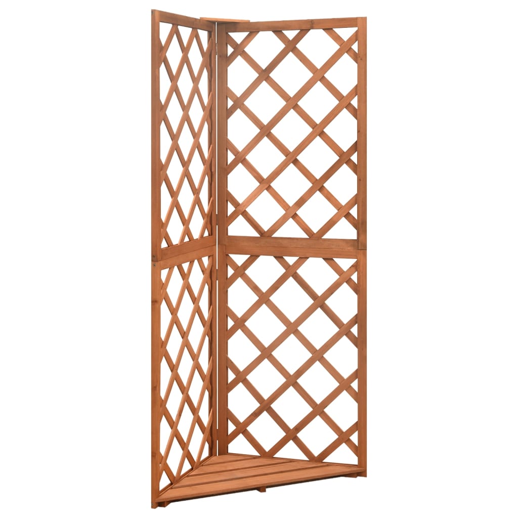 Hjørneespalier 50x50x145 cm heltre gran