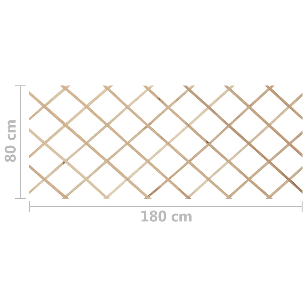 Espaliergjerder 5 stk heltre gran 180x80 cm