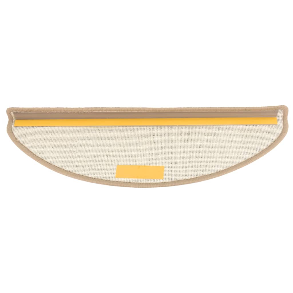 Trappematter 15 stk 65x21x4 cm brune halvrund store