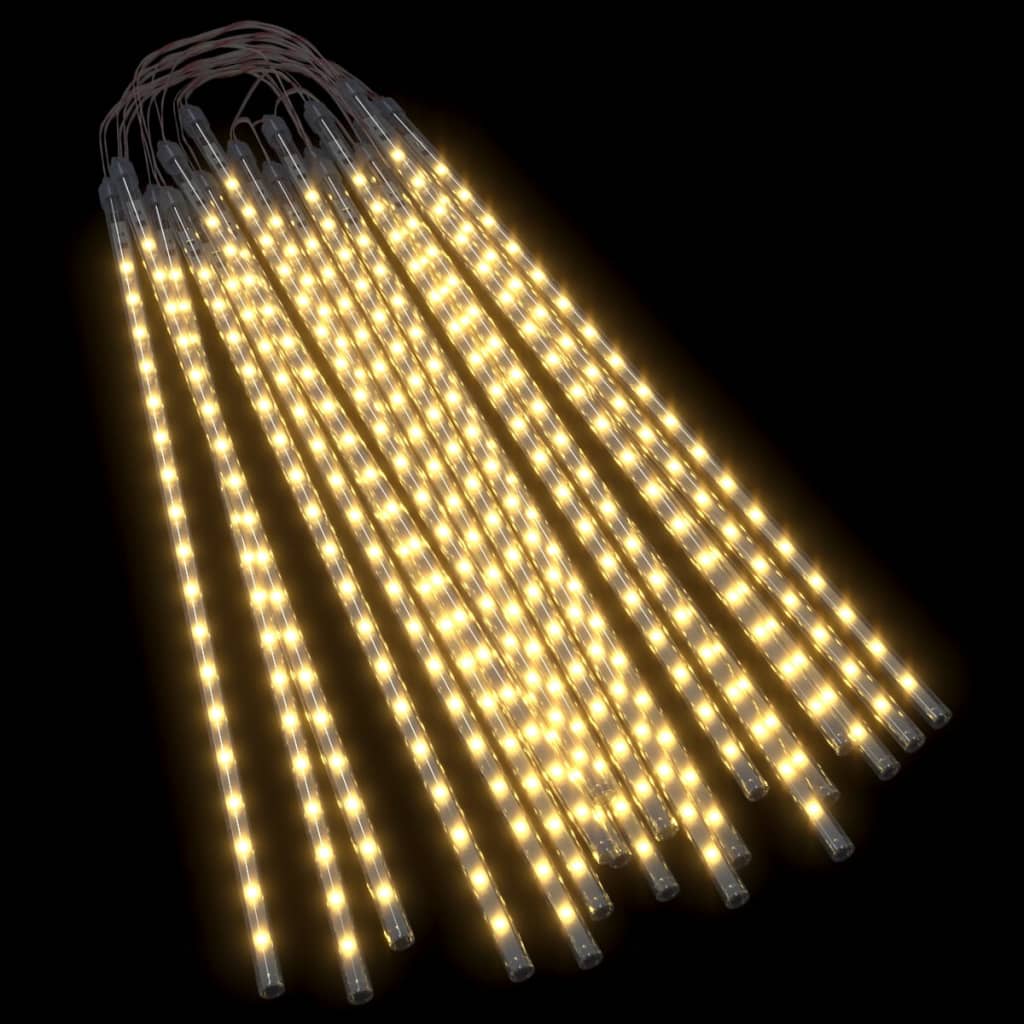 20stk Meteorlys 50 cm varmhvite 720 LED innendørs og utendørs