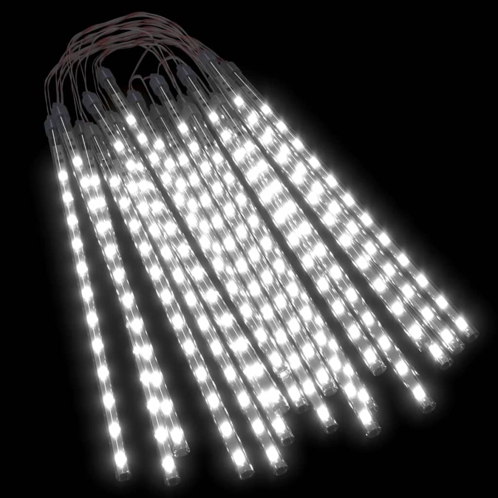 20stk Meteorlys 30 cm kaldthvite 480 LED innendørs og utendørs