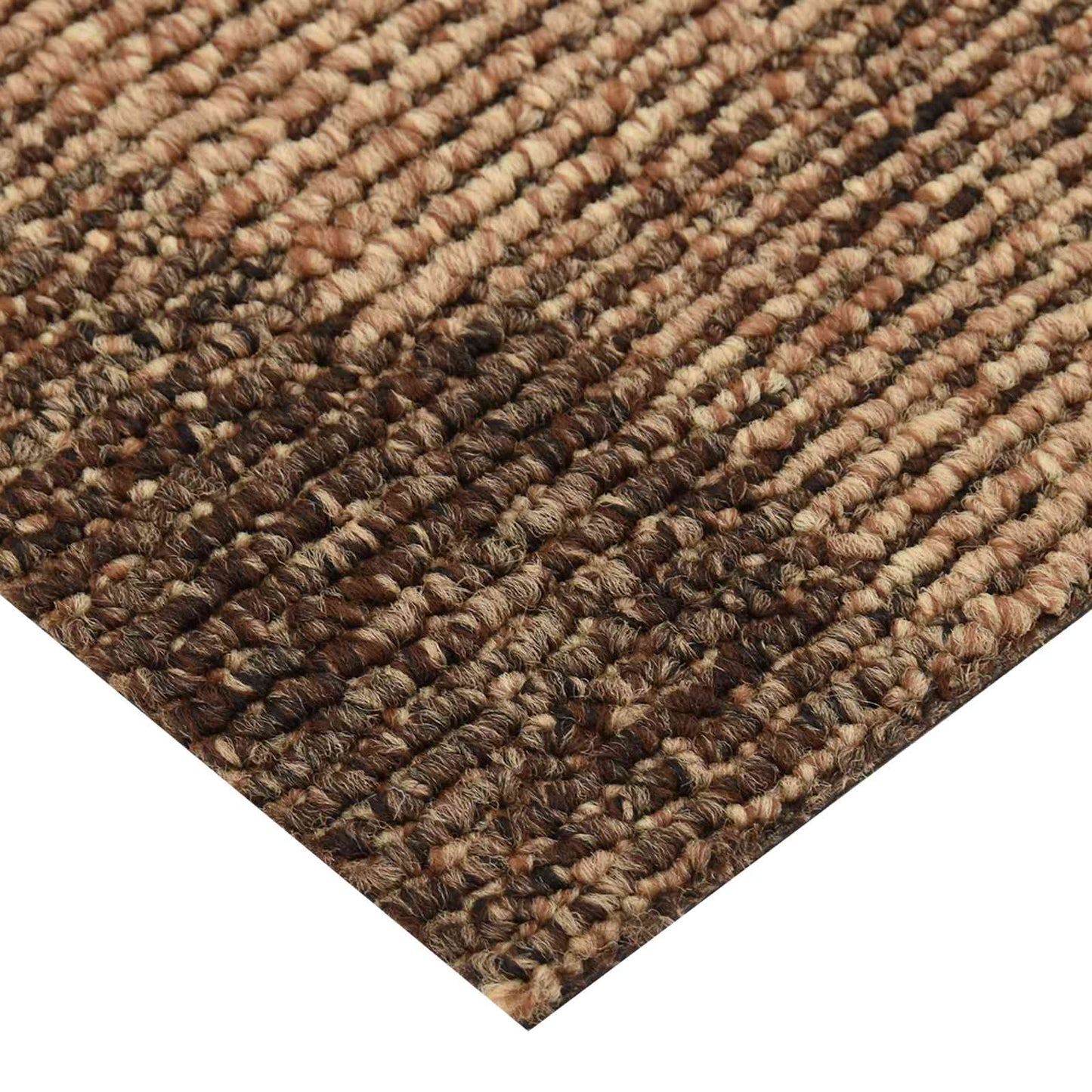 Gulvteppe 20 pcs Brun 50 x 50 cm PP