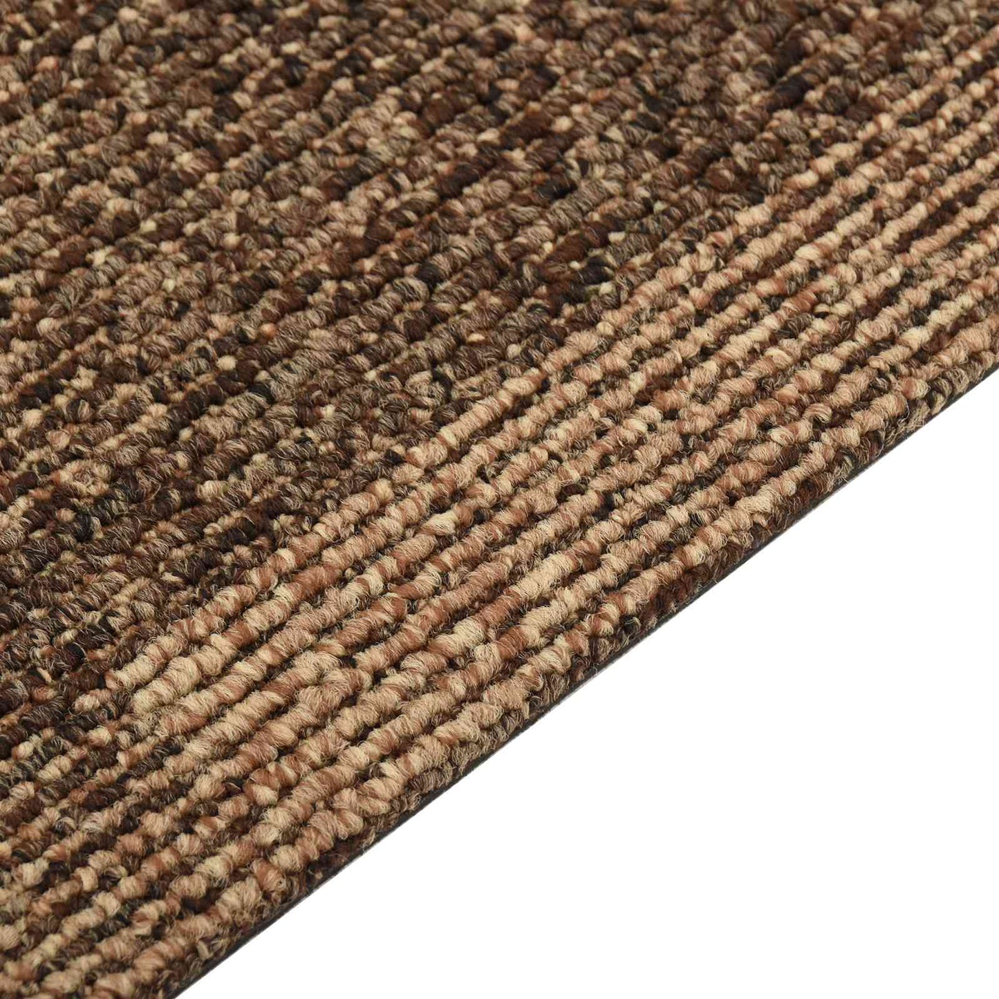 Gulvteppe 20 pcs Brun 50 x 50 cm PP