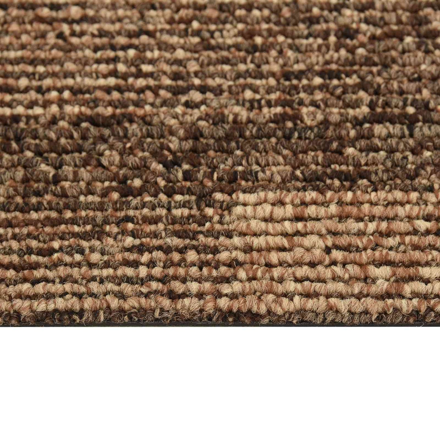 Gulvteppe 20 pcs Brun 50 x 50 cm PP