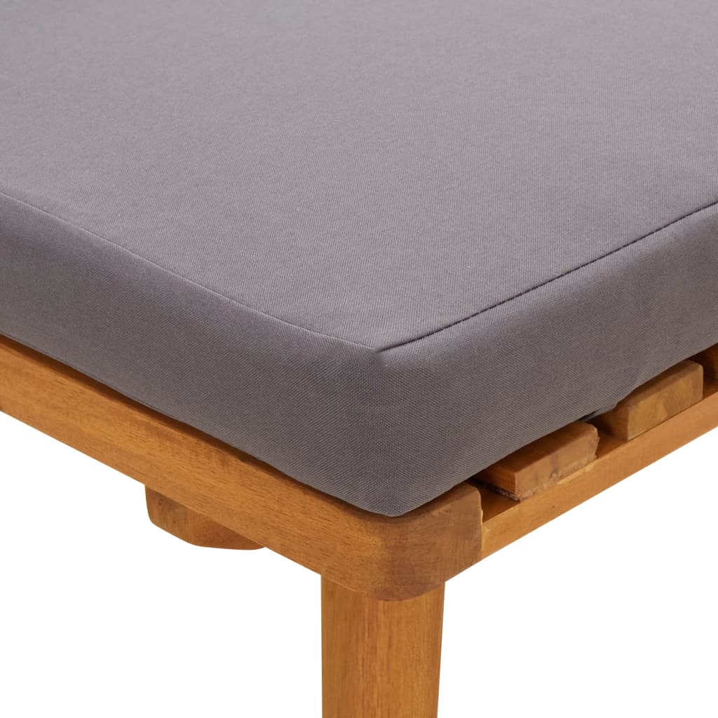 Utendørs dagseng 200x65 cm heltre akasie