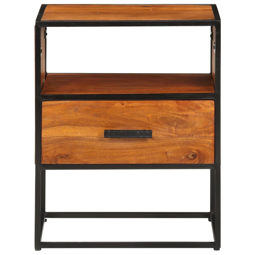 Nattbord 40x30x50 cm heltre akasie