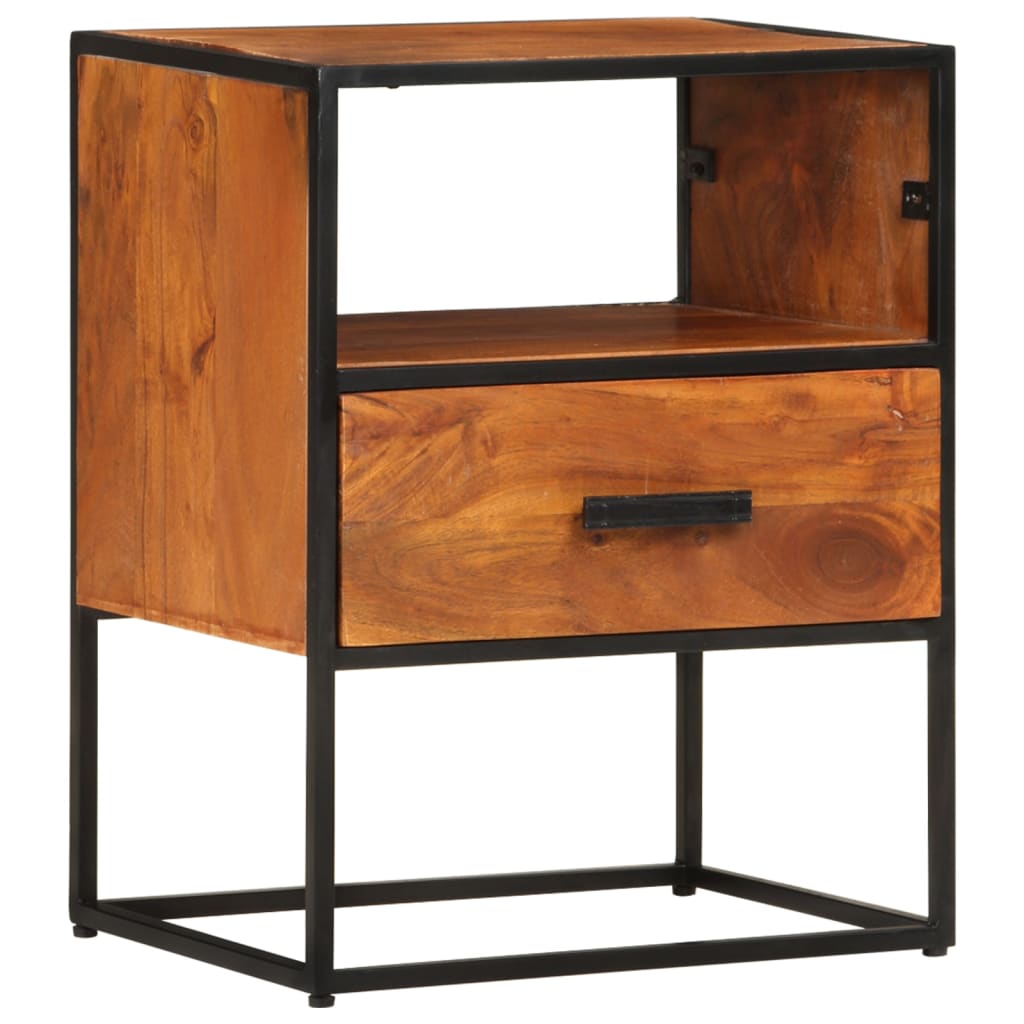 Nattbord 40x30x50 cm heltre akasie