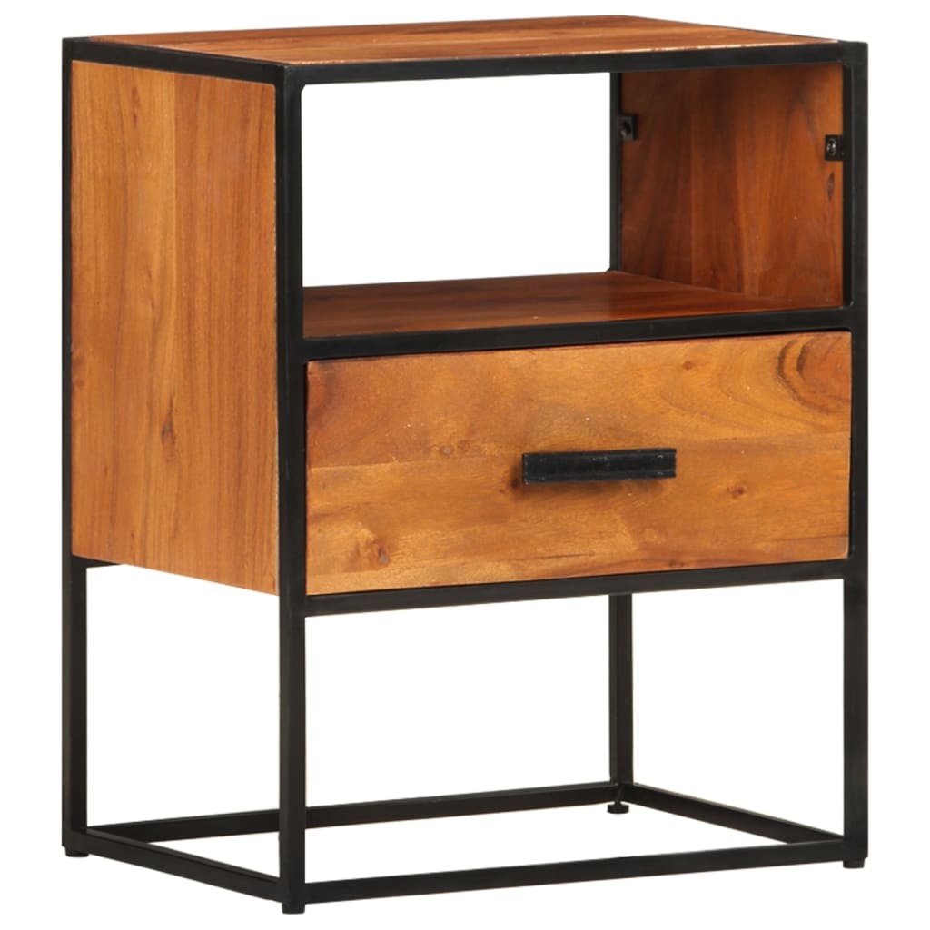 Nattbord 40x30x50 cm heltre akasie