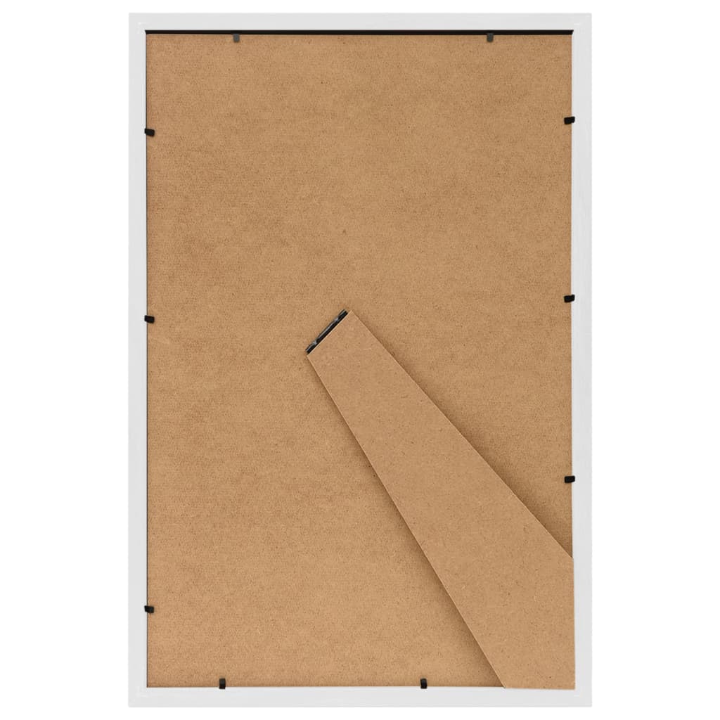 Fotorammekollasje for bord 5 stk hvit 21x29,7 cm MDF