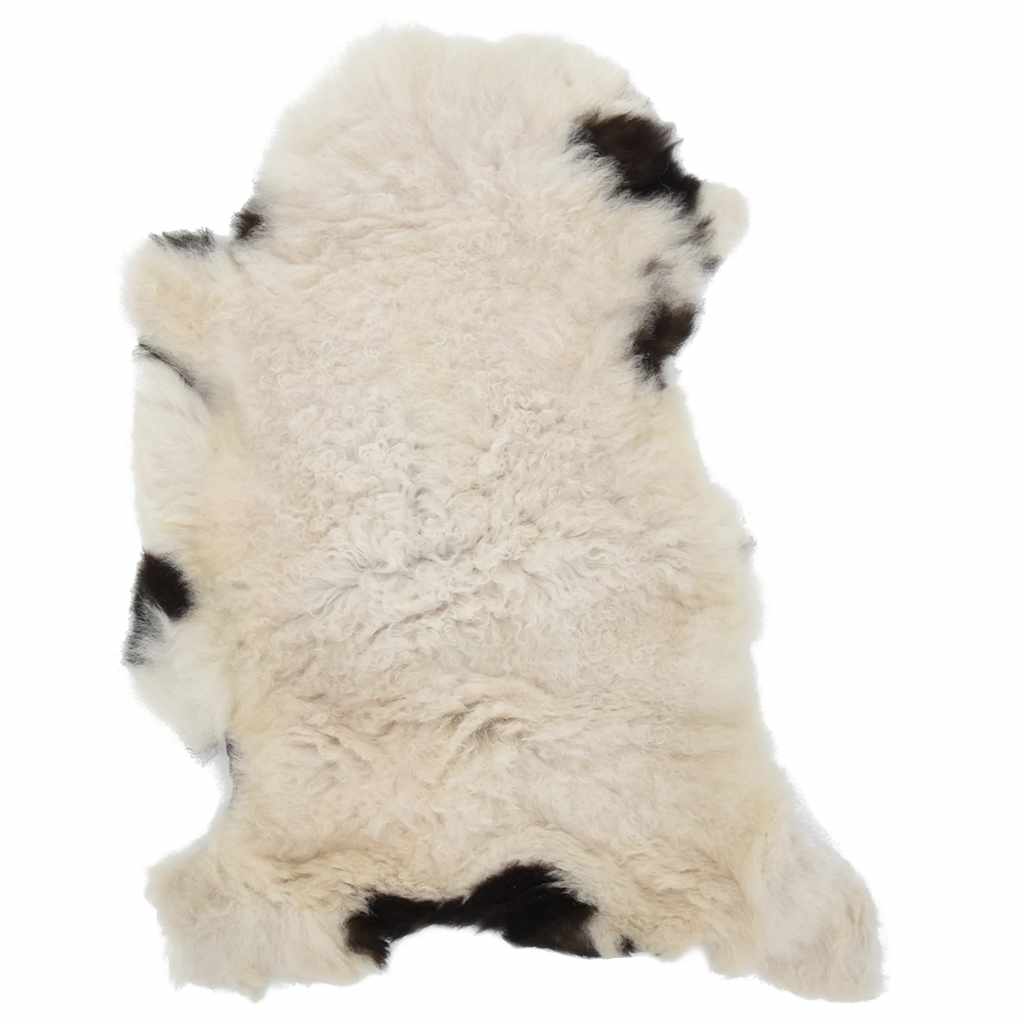 Teppe av saueskinn (60-70)x(90-100) cm blandet farge