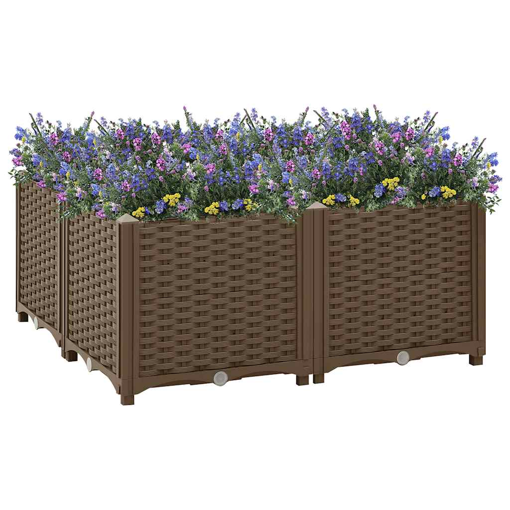 Høybed 80x80x38 cm polypropylen