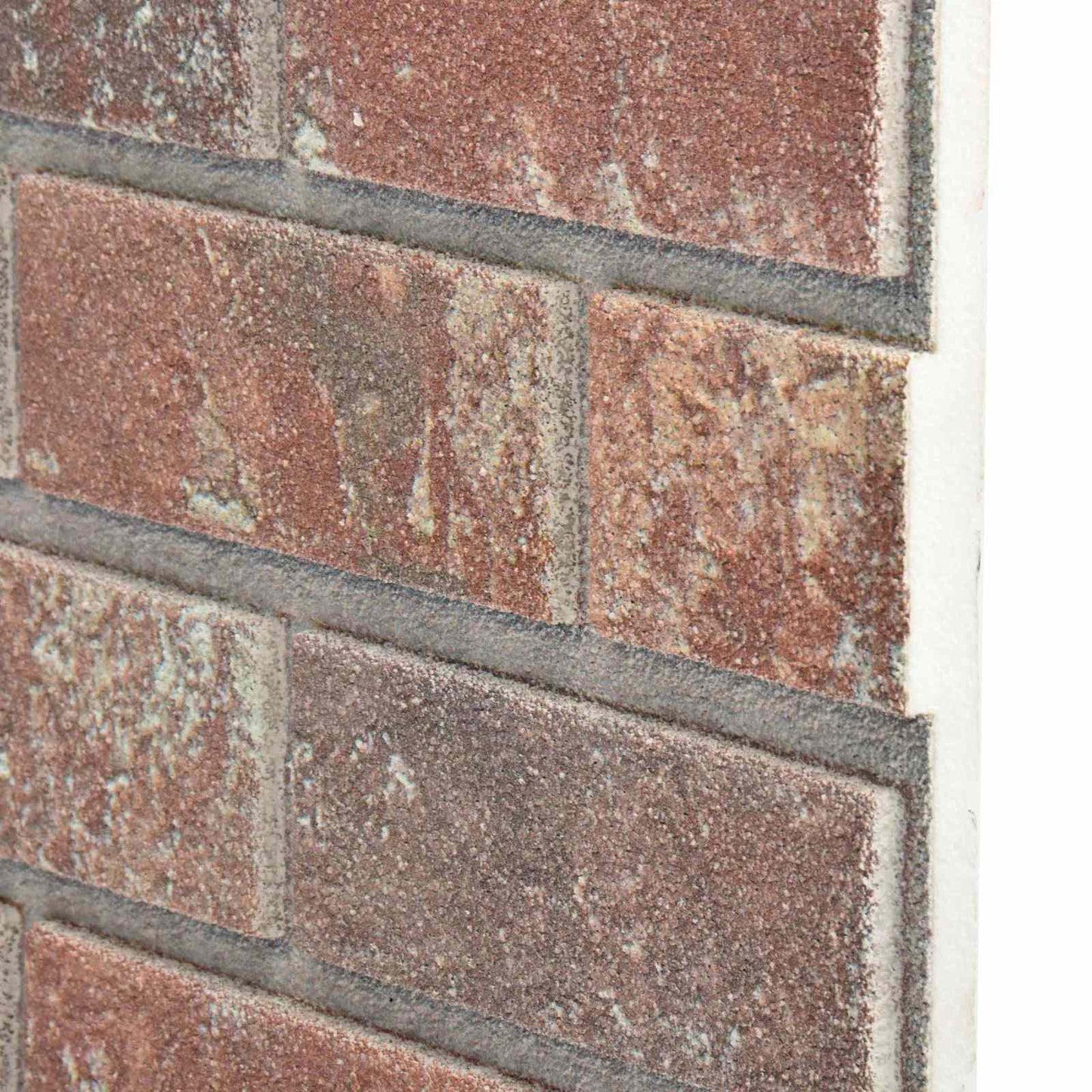 Veggpaneler 10 pcs Mørk Brun og Grå 100 x 50 cm EPS Skum