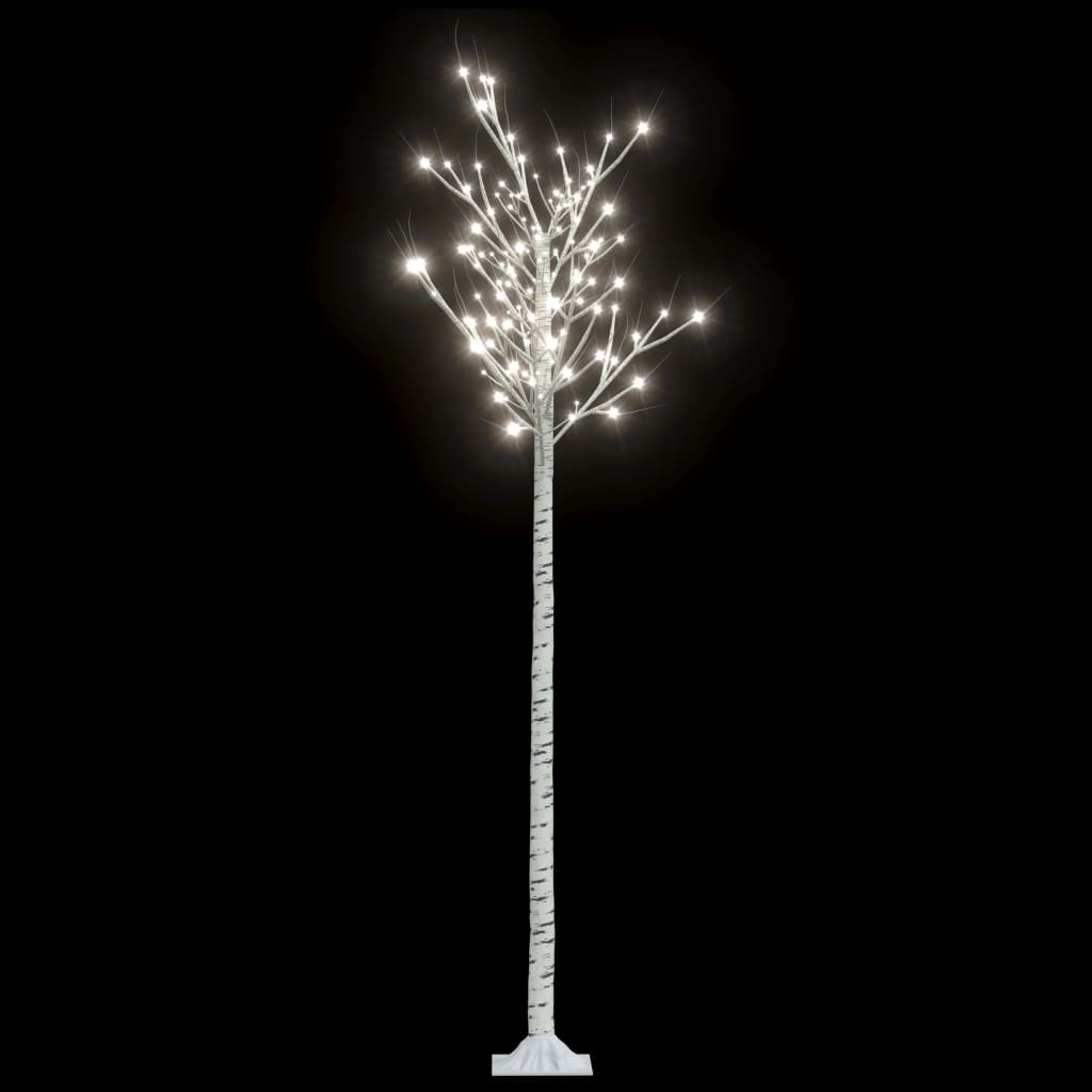 Juletre 220 LED 2,2 m kaldhvit selje innendørs og utendørs