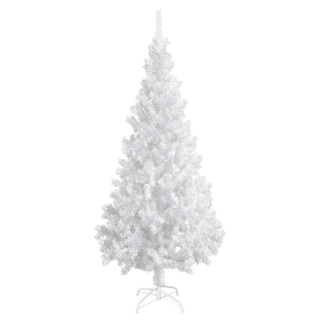 Forhåndsbelyst kunstig juletre med kulesett 180 cm 620 grener