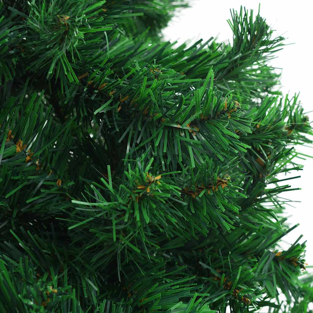 Forhåndsbelyst kunstig juletre med kulesett 150 cm 380 grener