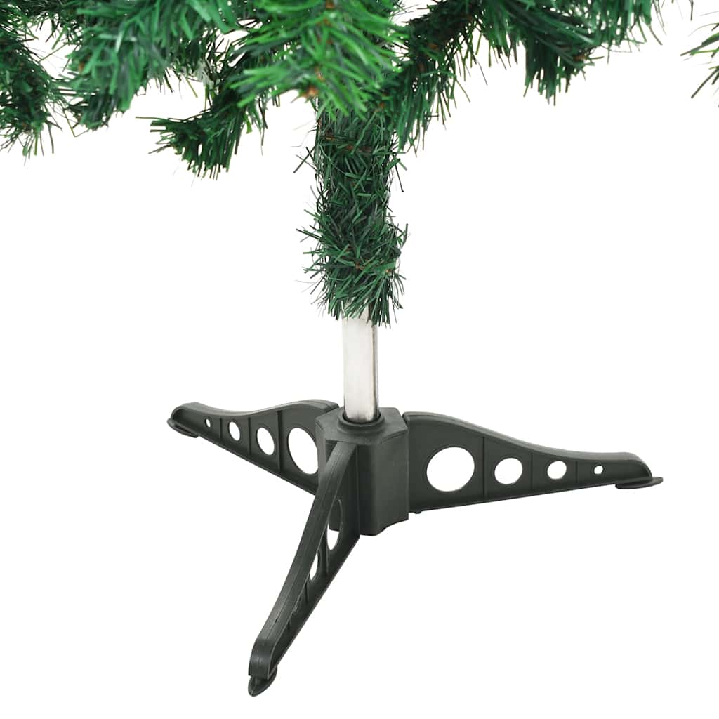 Forhåndsbelyst kunstig juletre med kulesett 180 cm 564 grener