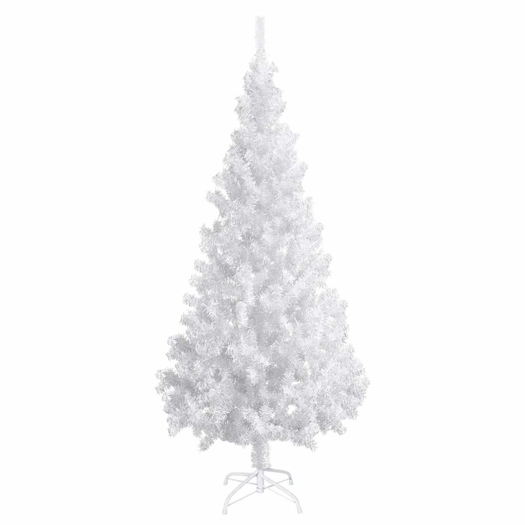 Forhåndsbelyst kunstig juletre med kulesett 180 cm 620 grener
