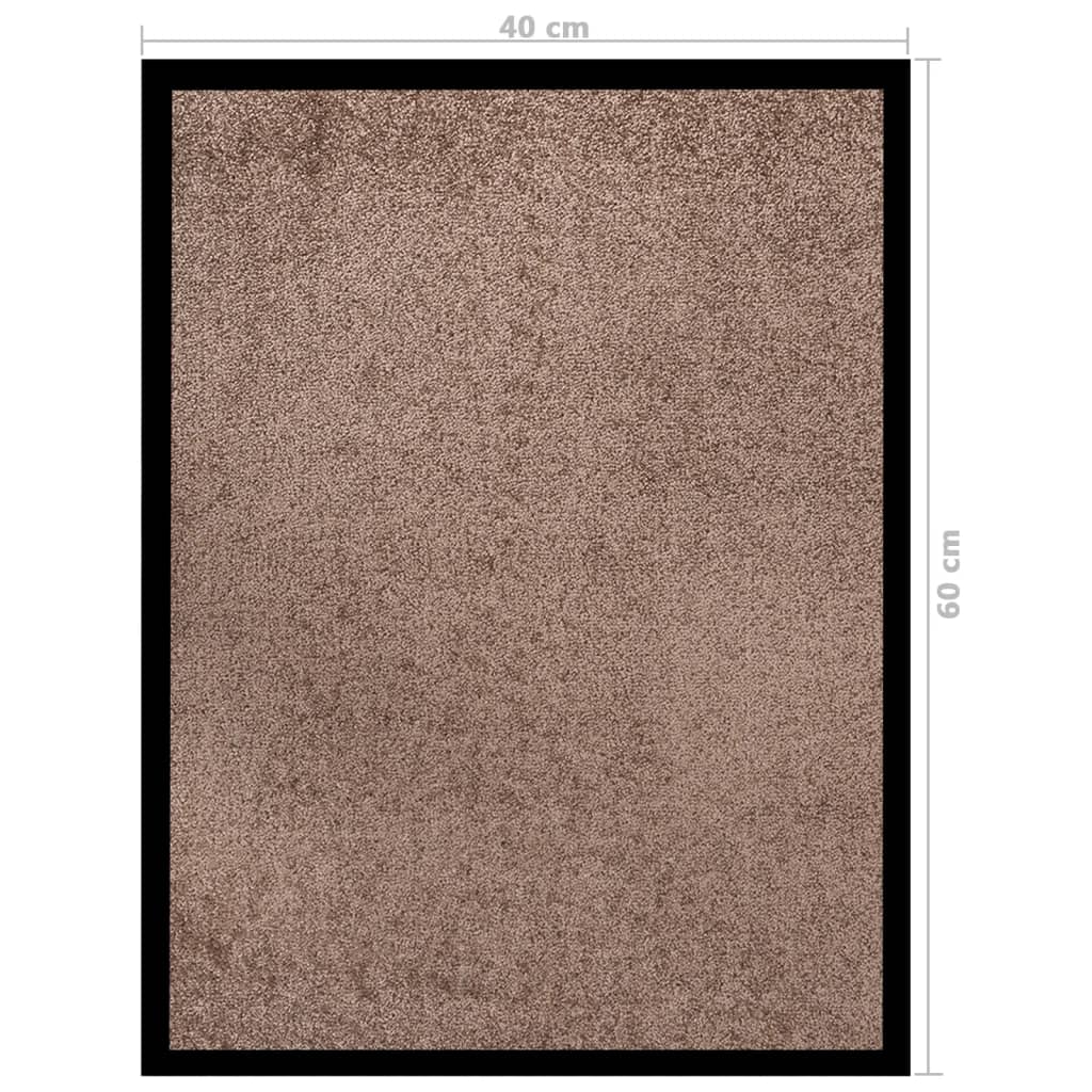Dørmatte brun 40x60 cm