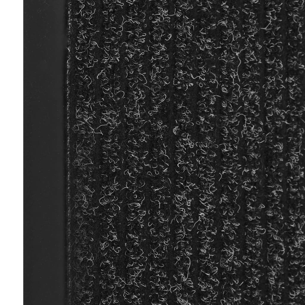 Dørmatte stripet antrasitt 40x60 cm