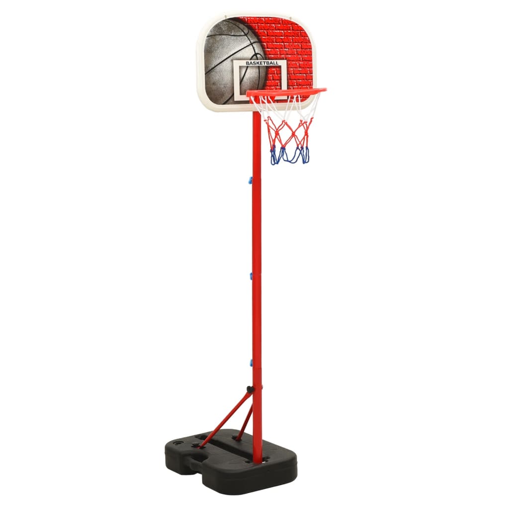Bærbart basketballkurvsett justerbart 138,5-166 cm
