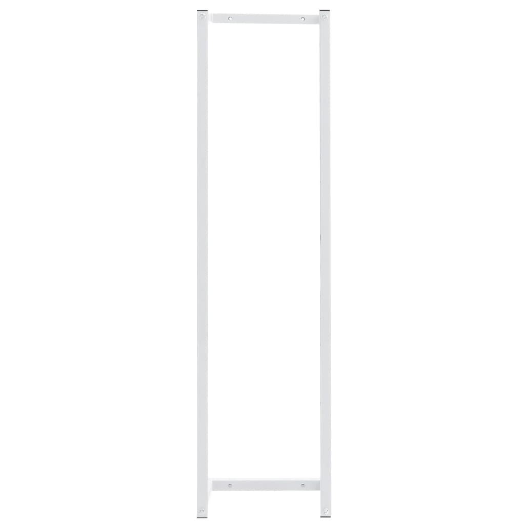 Håndklestativ 25x20x95 cm stål hvit
