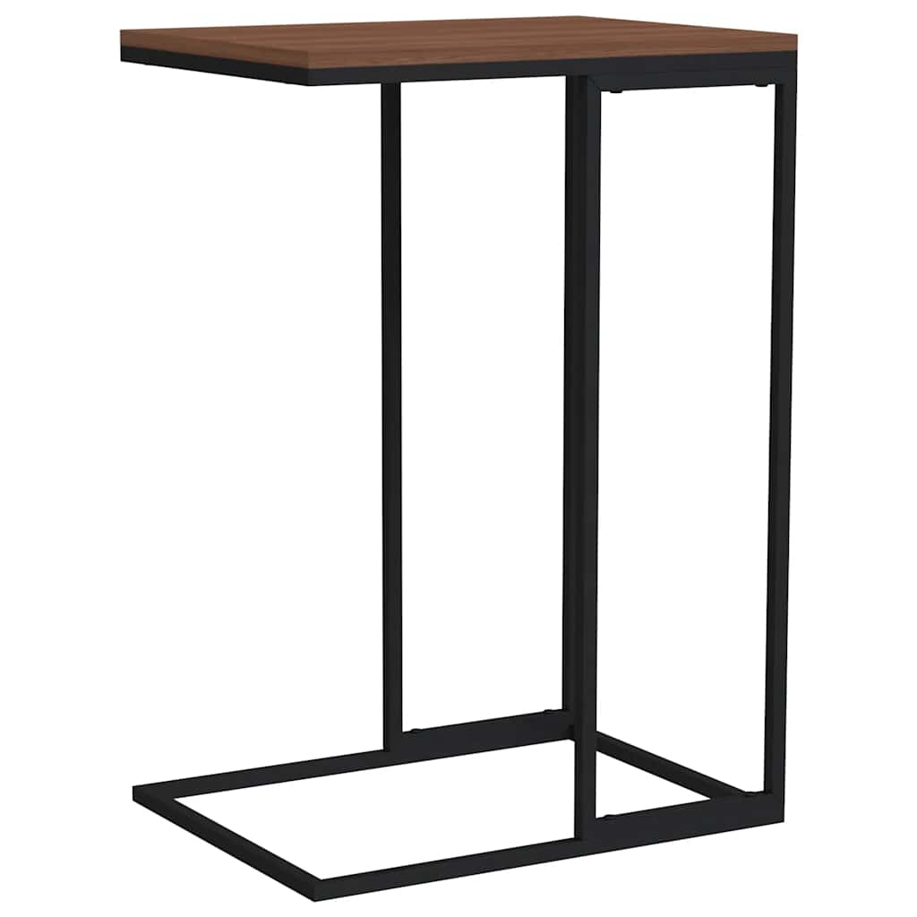 Sidebord svart 40x30x59 cm konstruert tre