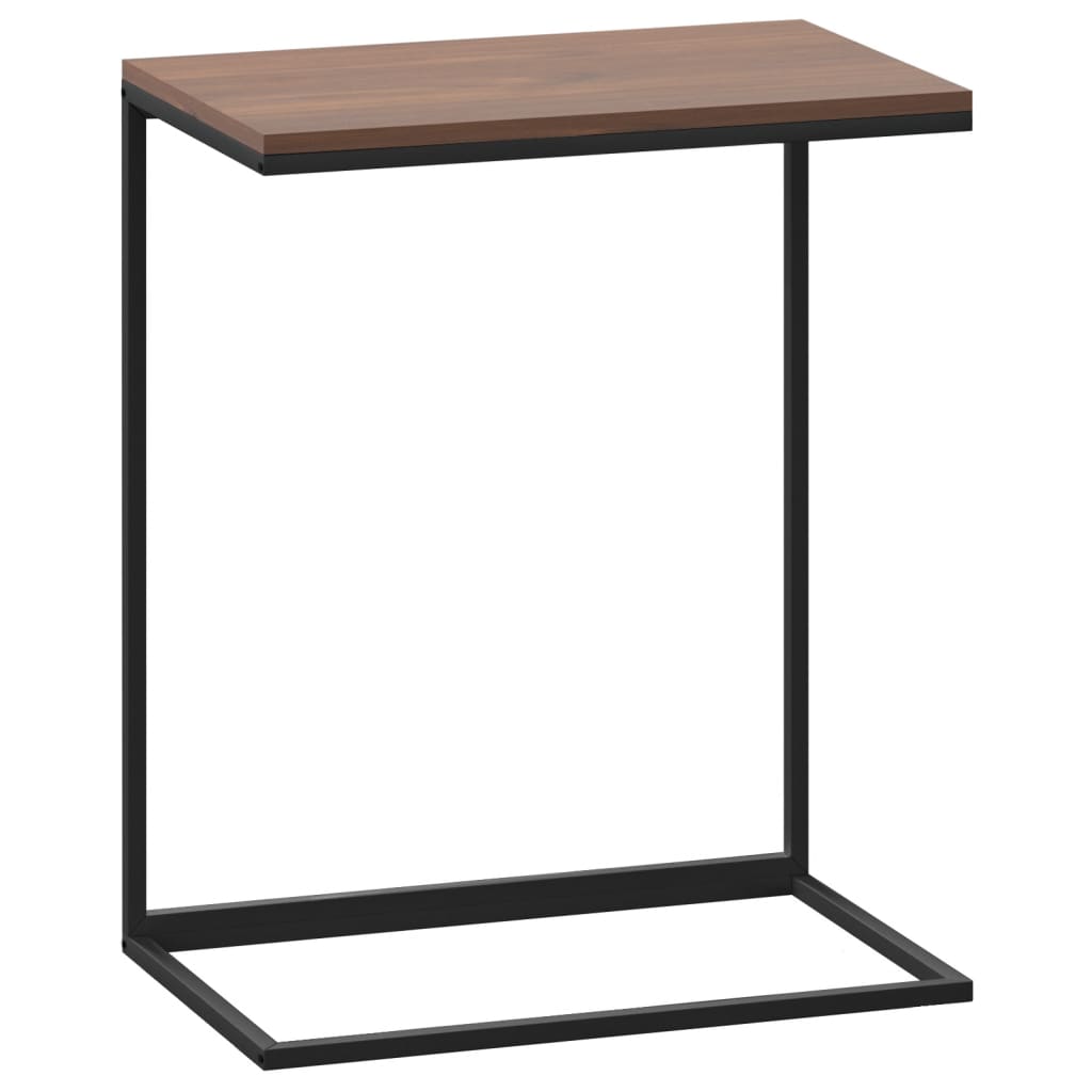 Sidebord svart 55x35x66 cm konstruert tre