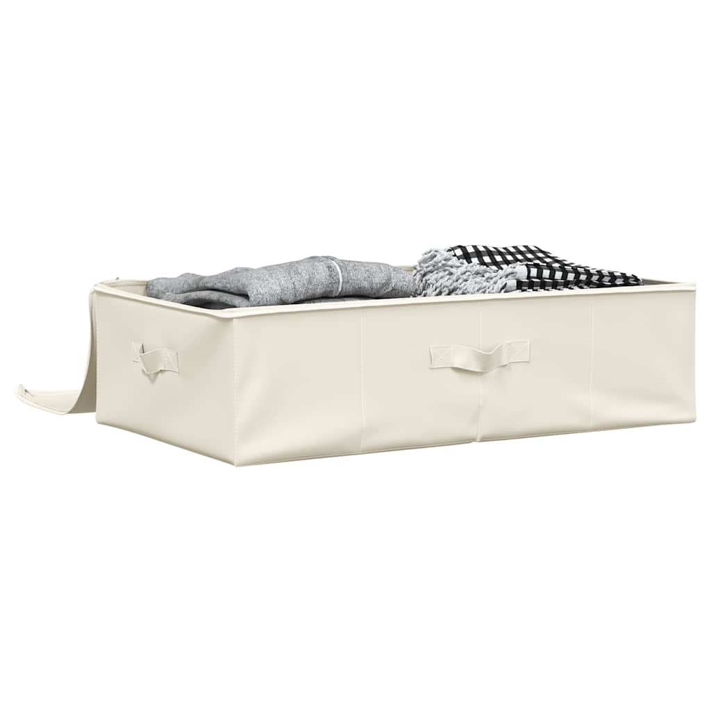 Oppbevaringsbokser 2 stk stoff 70x40x18 cm grå
