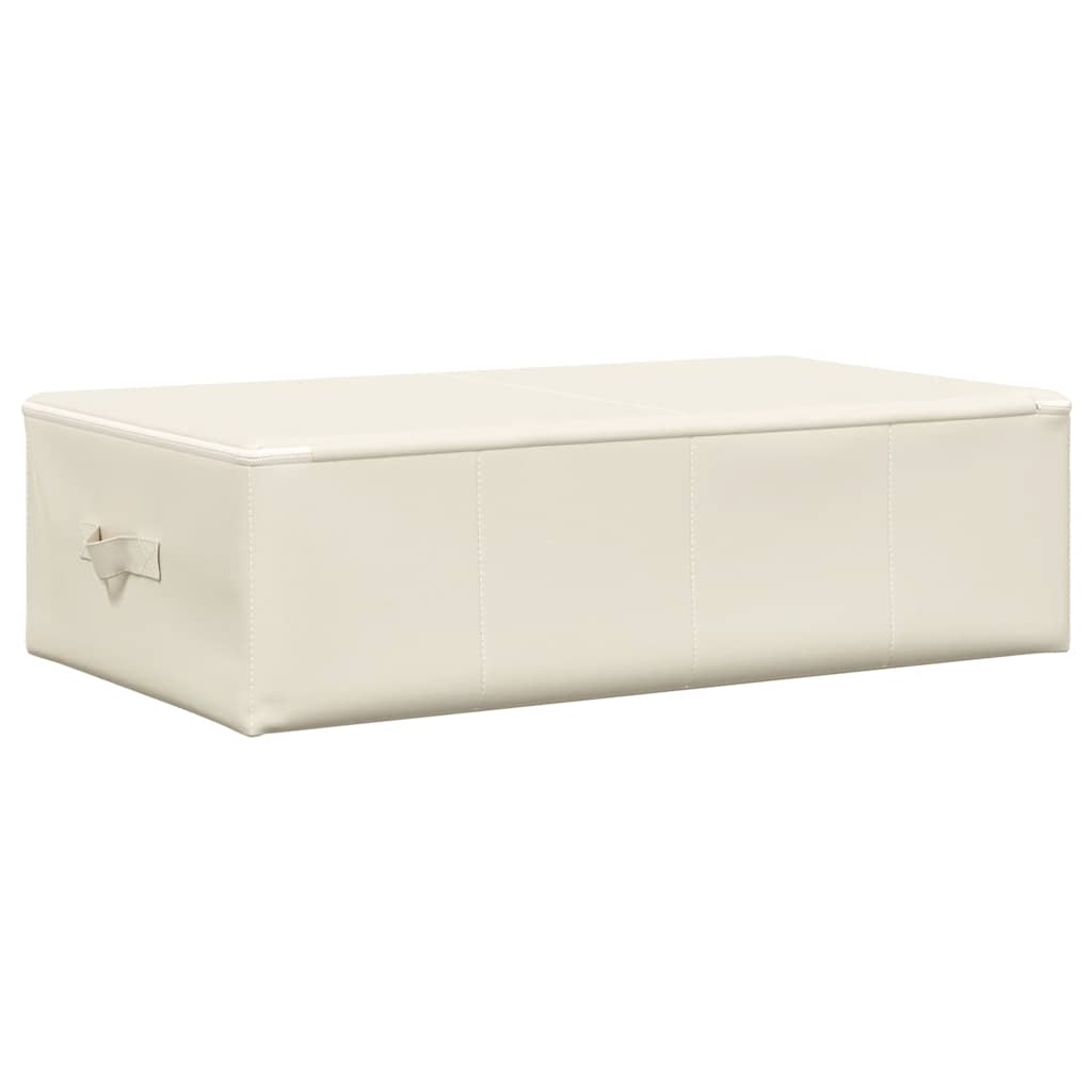 Oppbevaringsbokser 2 stk stoff 70x40x18 cm grå